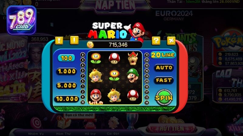 Game Nổ Hũ Mới Super Mario 789Club Có Gì Hot Đến Vậy?